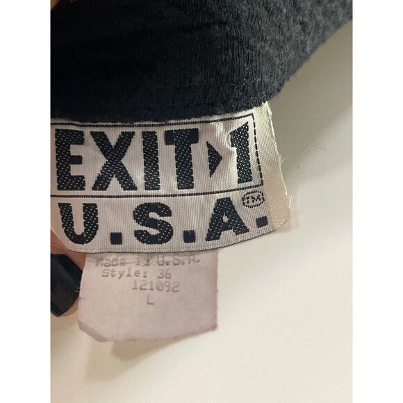 Vintage Exit 1 U.S.A Black Convertible Tube Top or Skirt Boho Chic Size Large - Picture 5 of 6